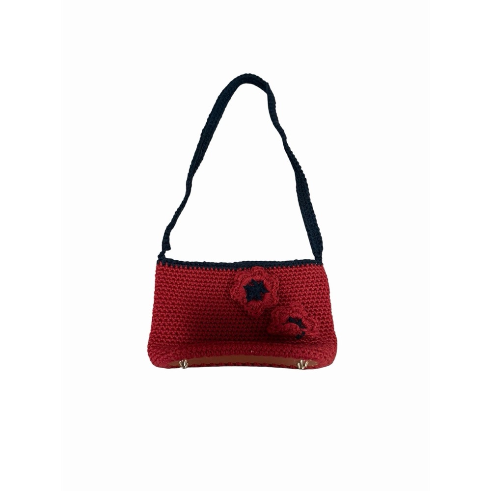 NEW Handmade Crochet Handbag flowers small